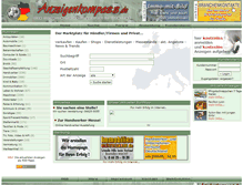 Tablet Screenshot of anzeigenkompass.de